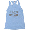 i love it when my wife let's me play golf Racerback Tank