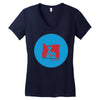 please blu Women's V-Neck T-Shirt