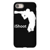 ishoot   camera photographer trained shooting funny gun photo gift tee iPhone 8 Case
