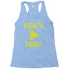 born to fidget Racerback Tank