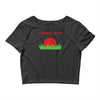 disc golf dirty sex joke pun ground penetration Crop Top