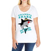 Grandpa Shark -Shark Do Do Do Ladies Curvy T-Shirt