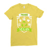 vegan pride! Ladies Fitted T-Shirt