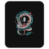 the girl and the dragon Mousepad