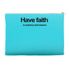 have faith in science and reason t shirt medium funny atheism religion Accessory Pouches