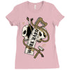 work hard until die Ladies Fitted T-Shirt