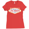 Pray for Las Vegas Ladies Fitted T-Shirt
