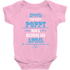 The Best Papa Was Born In April Baby Onesie