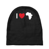 i love africa Baby Beanies