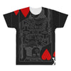 king of hearts playing card All Over Men's T-shirt