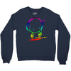 colorful music man Crewneck Sweatshirt