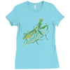 praying mantis Ladies Fitted T-Shirt