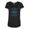 elf coffee Maternity Scoop Neck T-shirt