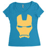 iron man mask avengers marvel comics gift Women's Triblend Scoop T-shirt