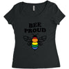 Bee proud Women's Triblend Scoop T-shirt