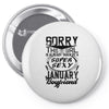This Girl Is Taken By A Super Sexy January Boyfriend Pin-back button