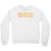 run from evil Crewneck Sweatshirt