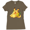 pikachu and fruits Ladies Fitted T-Shirt