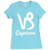 capricorne signe du zodiaq Ladies Fitted T-Shirt