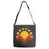 sunset mountain Adjustable Strap Totes
