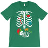 Christmas Skeleton mom and baby maternity T-Shirt