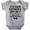 fathers day gift Baby Bodysuit