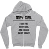 May Girl Zipper Hoodie