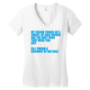 my friend thinks he's smart Women's V-Neck T-Shirt