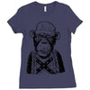 monkey redneck Ladies Fitted T-Shirt