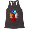 pac man ghost monsters Racerback Tank