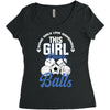 Some Girls Love Diamonds This Girl Loves Balls Women's Triblend Scoop T-shirt