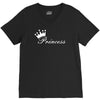 princess sticker vinyl decal die cut   girl crown car window baby wall V-Neck Tee