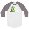 sad t rex 3/4 Sleeve Shirt