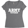 army veteran Women's Triblend Scoop T-shirt
