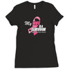 My Wife Is A Survivor Ladies Fitted T-Shirt