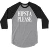 hipsta please 3/4 Sleeve Shirt