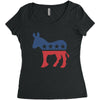 keledai Women's Triblend Scoop T-shirt