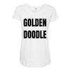 golden doodle Maternity Scoop Neck T-shirt
