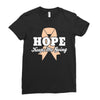 Hope Keeps Me Going Ladies Fitted T-Shirt