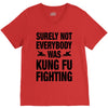 Surely Not Everybody Was Kung Fu Fighting V-Neck Tee