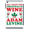 all i want for christmas is wine and adam levine iPad Mini