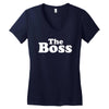 The Boss Women's V-Neck T-Shirt