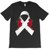 lung cancer white ribbon T-Shirt