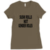 cute gender roles Ladies Fitted T-Shirt