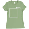 think outside the box Ladies Fitted T-Shirt
