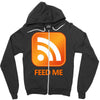 rss feed me Zipper Hoodie