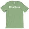 cling clang funny T-Shirt