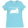 only smarties have the answer'   funny Ladies Fitted T-Shirt