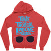 time to go tropical awesome paradise Zipper Hoodie