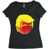 Peach Trump T-Shirt Women's Triblend Scoop T-shirt